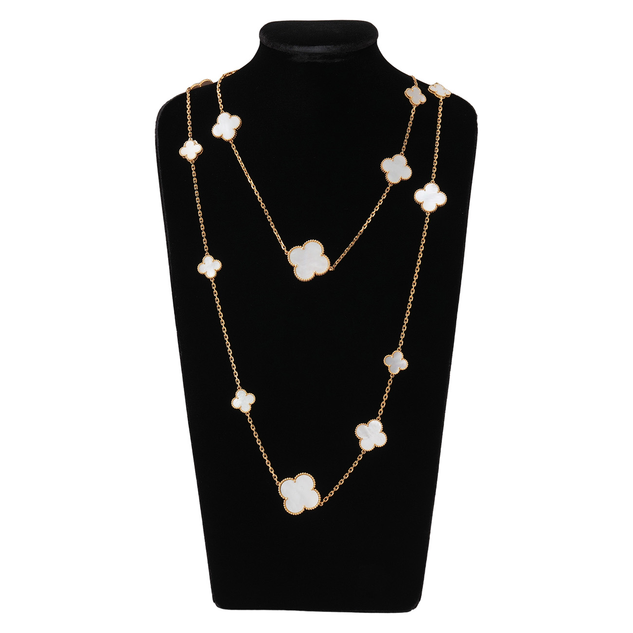 VAN CLEEF & ARPELS(USED)반클리프앤아펠 매직 알함브라 롱 네크리스 16개 모티브